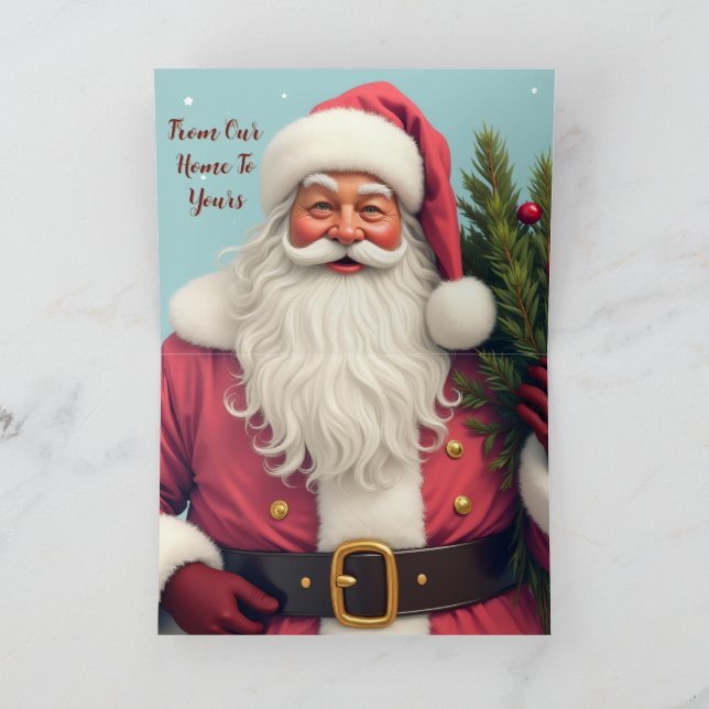 Cartão Natal Férias Papai Noel (Interior)