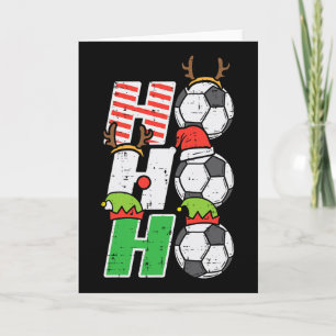 Cartão Natal Futebol Ho Ho Ho Futebol Natal Esporte Homen