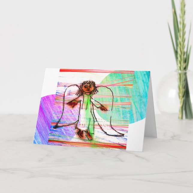 Cartão Natal Herald Angel rejuice (Frente)