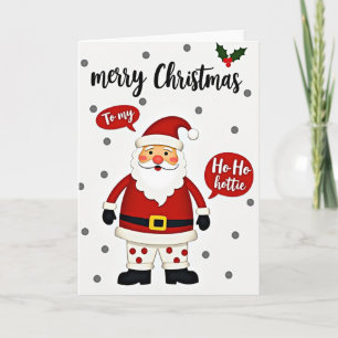 Cartão Natal Ho Ho Sedução de Natal