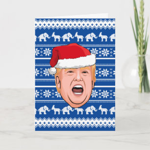 Cartão Natal Irritado de Donald Trump
