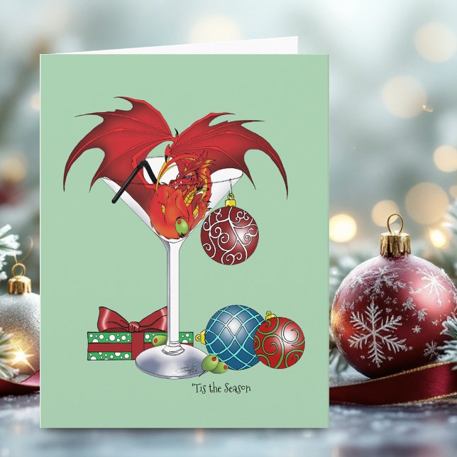 Cartão Natal Joy Dragon (Criador carregado)