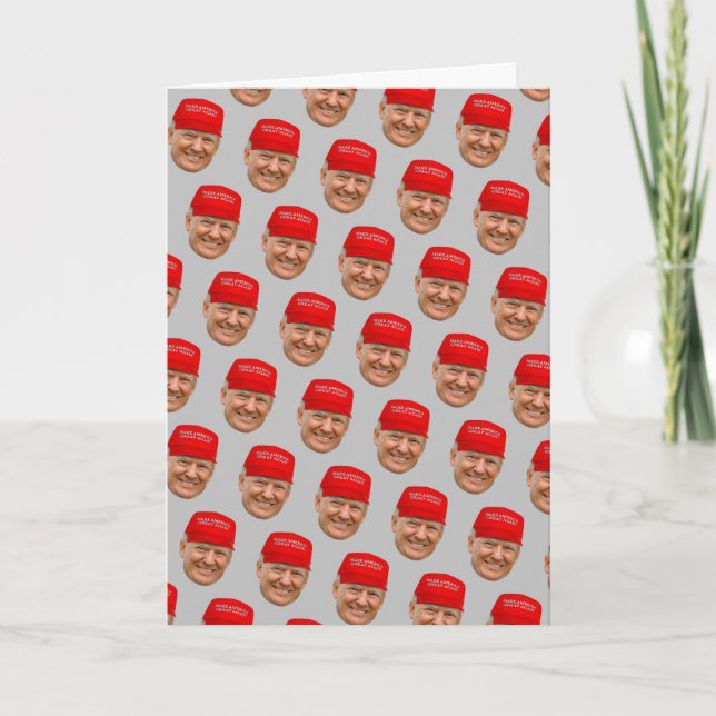 CARTÃO NATAL MAGA TRUMP (Frente)