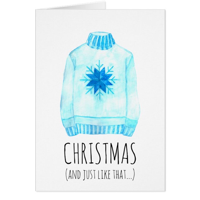 Cartão Natal minimalista... e assim (Frente)