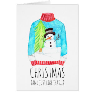 Cartão Natal minimalista... e assim