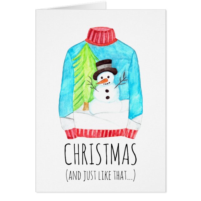 Cartão Natal minimalista... e assim (Frente)