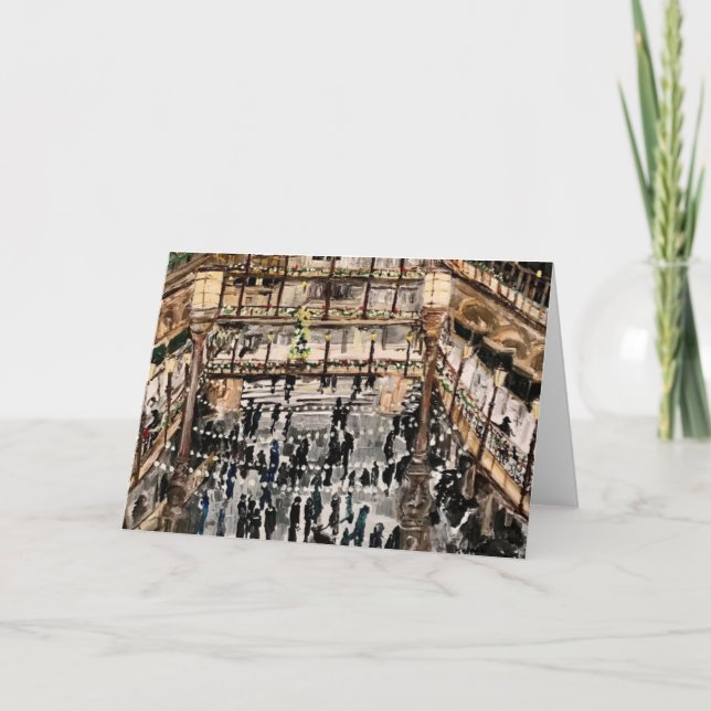 Cartão Natal no Arcade por Desenhos Selvagens (Frente)