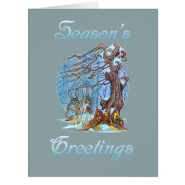 Cartão Natal no Elf Hall