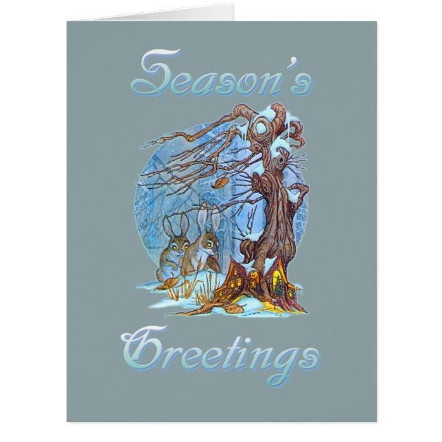 Cartão Natal no Elf Hall (Frente)