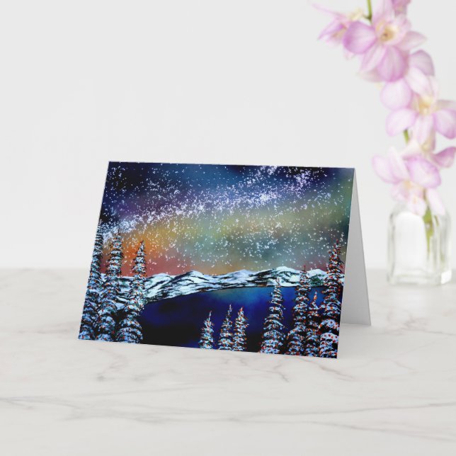 Cartão Natal no lago Tahoe (Orquídea)