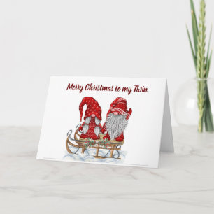 CARTÃO NATAL PATERNAL DOS GINHOS DESEJA TWIN