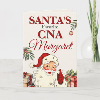 Cartão Natal Personalizado do Papai Noel Favorito do CNA