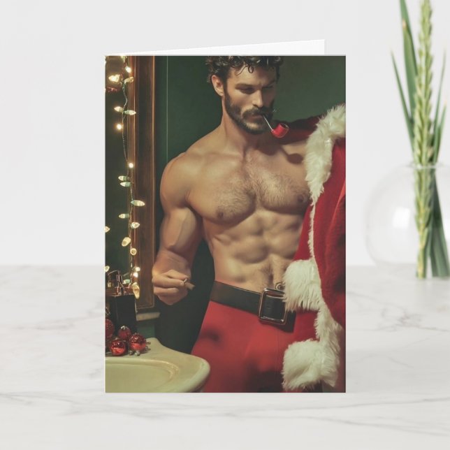 CARTÃO NATAL QUENTE PRA CARAMBA (Frente)