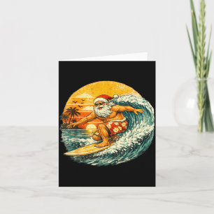 Cartão Natal Surfando Xmas Em Julho Praia Natal Em Junho