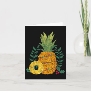 Cartão Natal tropical da Fruta de Verão do Havaí