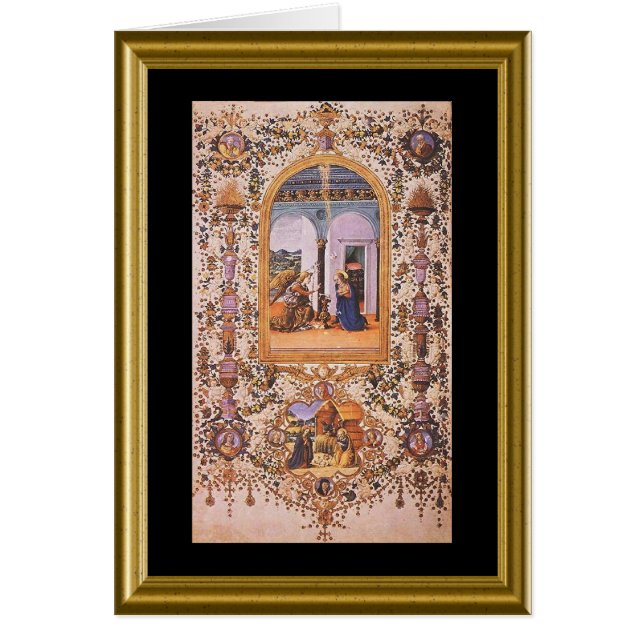 Cartão Natale de Buon - receita de Zabaione (Frente)