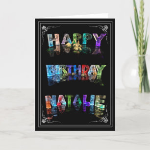 Cartão Natalie - Name in Lights greeting card (Photo)