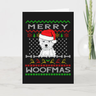 Cartão Natimoreno Cão Feliz Woofmas Natal