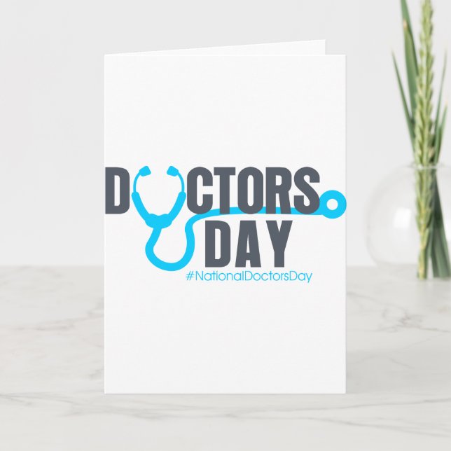 Cartão National Doctors Day (Frente)