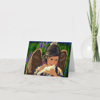 Cartão Native American Angel Notecard