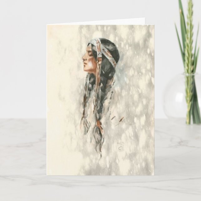 Cartão Native American Greeting Card (Frente)