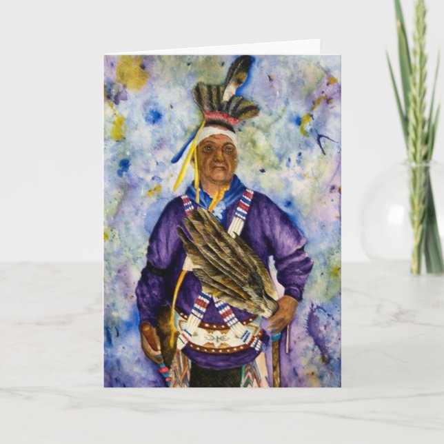 Cartão Native American Greeting Card (Frente)