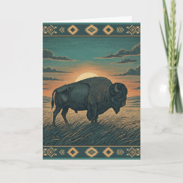 Cartão Native american heritage Greeting 