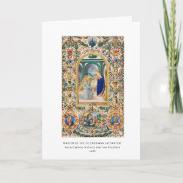 Cartão Natividade Cristã Religiosa Natal Vintage