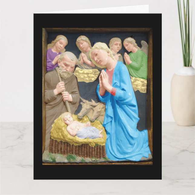 Cartão NATIVIDADE Luca Della Robbia (Frente)