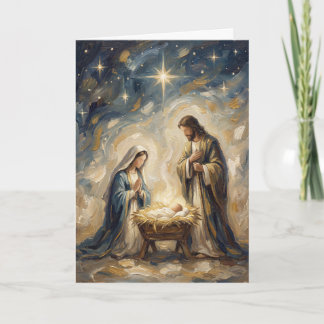 Cartão Nativity Christmas Card