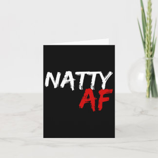 Cartão Natty Af Funny Bodybuilder Bodybuilding Workout Gy