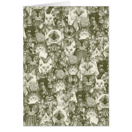 CARTÃO NATURAL DOS GATOS DE NATAL