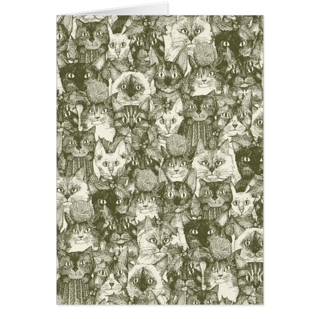 CARTÃO NATURAL DOS GATOS DE NATAL (Frente)