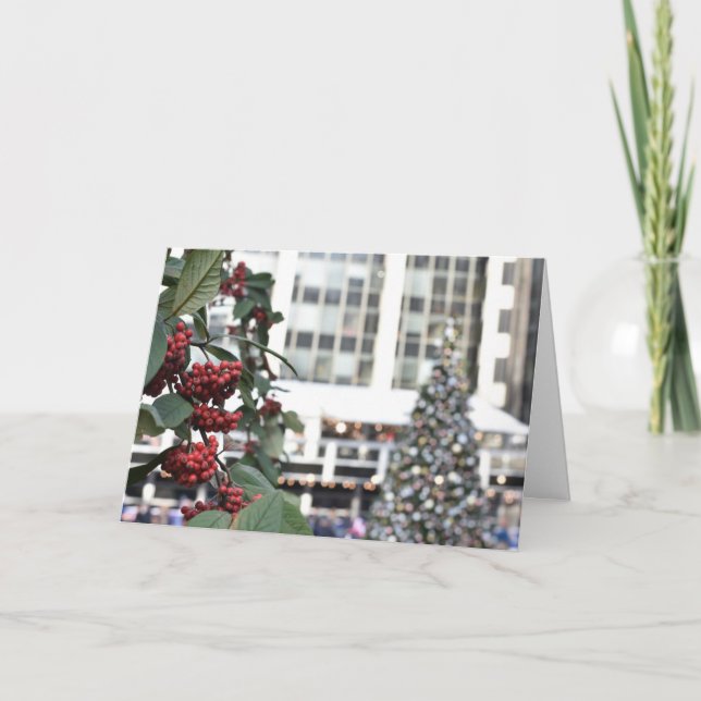 Cartão Natural History Museum London Tree Sking Rink (Frente)