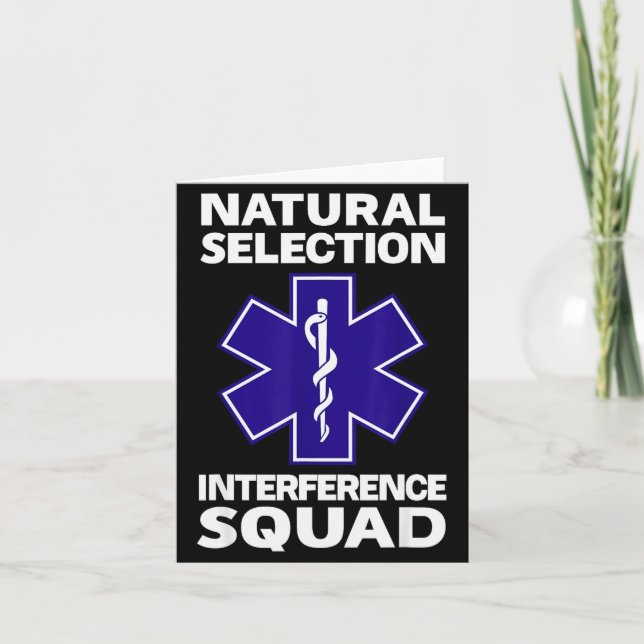 Cartão Natural Selection Interference Squad Paramedic Fun (Frente)
