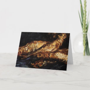 Cartão Natureza Morta com Bloaters de Vincent van Gogh