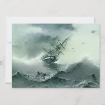 Naufrágio (por Ivan Aivazovsky)