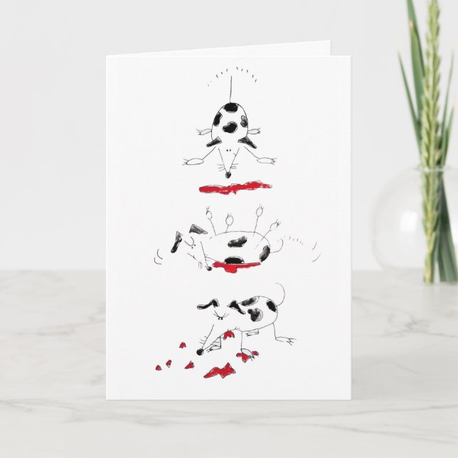 Cartão Naughty Dog Birthday Card (Frente)