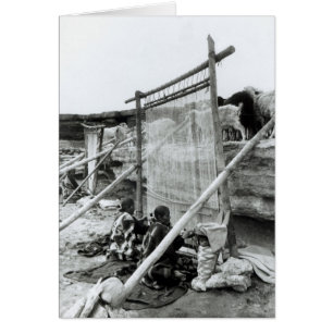 Cartão Navajo weavers, c.1914