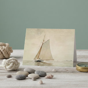 Cartão Navegação em Gloucester Winslow Homer Note