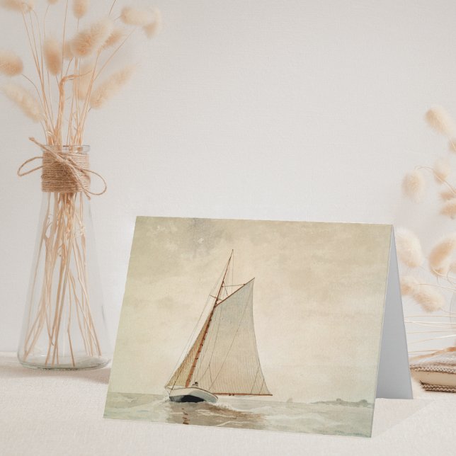 Cartão Navegação em Gloucester Winslow Homer Note (Criador carregado)