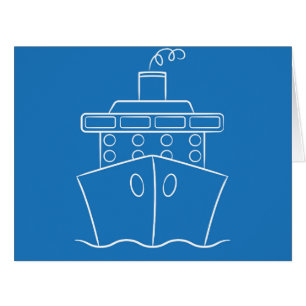 Cartão Navio de cruzeiro