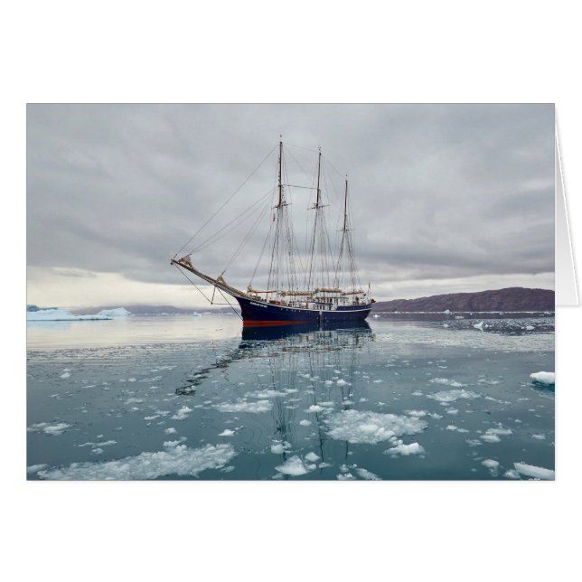 Cartão Navio de vela Rembrandt van Rijn 1947 (Frente Horizontal)