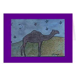 Cartão navio do deserto