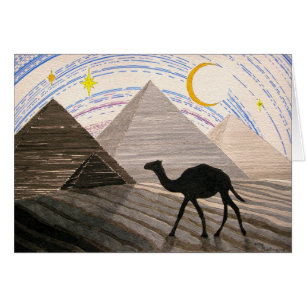 Cartão Navio do deserto