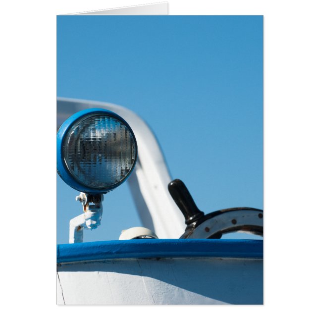 Cartão Navio náutico (Frente)