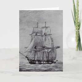 Cartão Navios Gráficos de Arte Fina Oceanic Trek