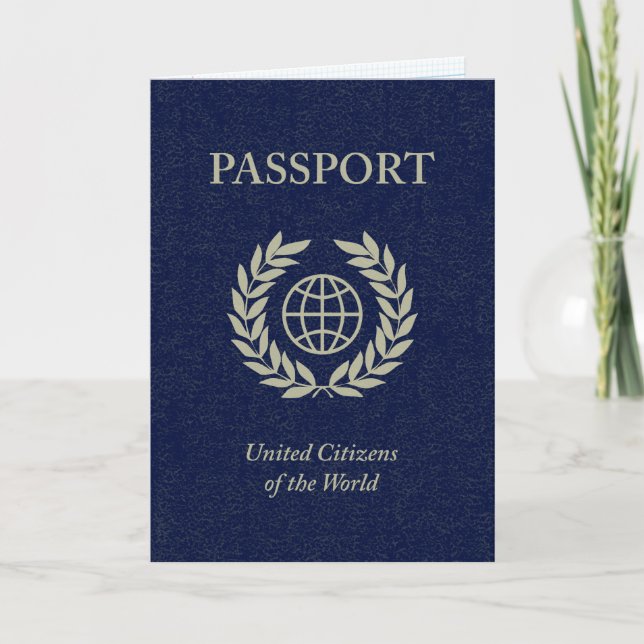 Cartão navy passport (Frente)