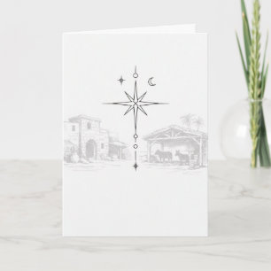 Cartão Nazarene Christmas Vibe • Estrela Sagrada Minimali