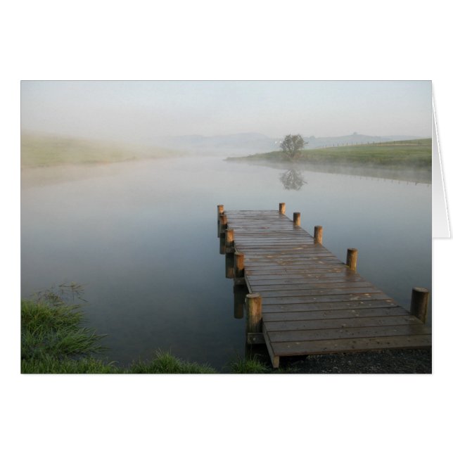 Cartão neblina matinal (Frente Horizontal)